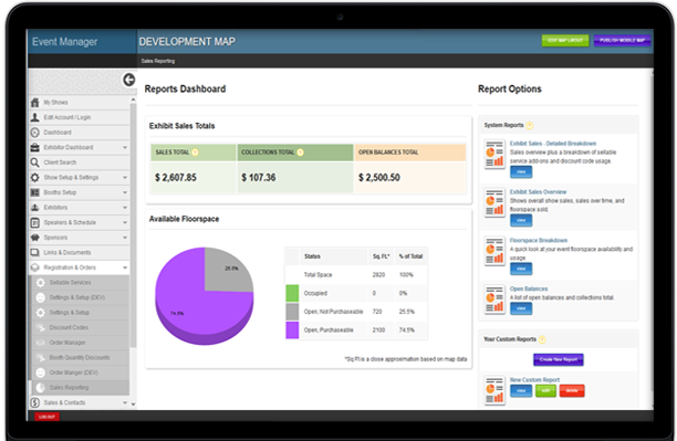 Customizable Reporting Get The Data You Need Interactive Floor